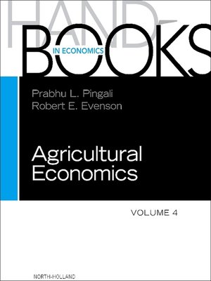 cover image of Handbook of Agricultural Economics